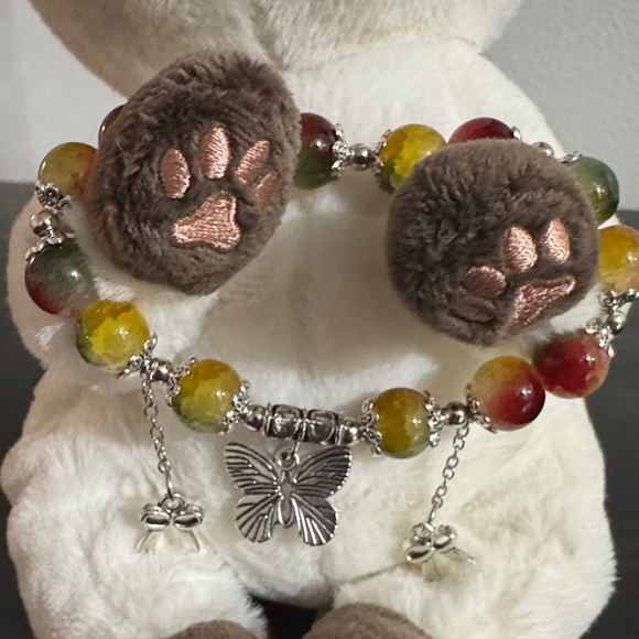 ✨2/$14 Colorful Beaded Bracelet with Charms - Picture 3 of 5